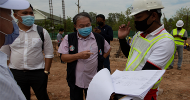 Lao PDR construction site visit preparation